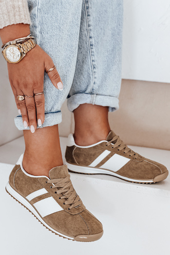 Sneakersy damskie beżowe Dstreet ZY1048