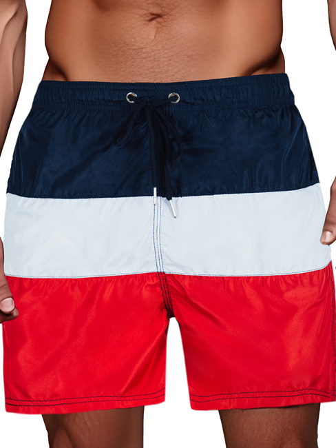 Spodenki męskie kąpielowe granatowo-szare Dstreet SX2516