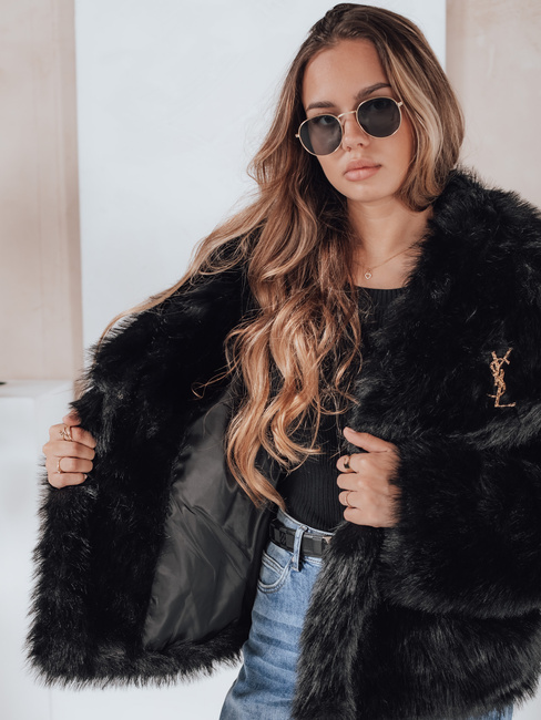 Futerko damskie  krótkie czarne ZARAFIA Dstreet TY5117