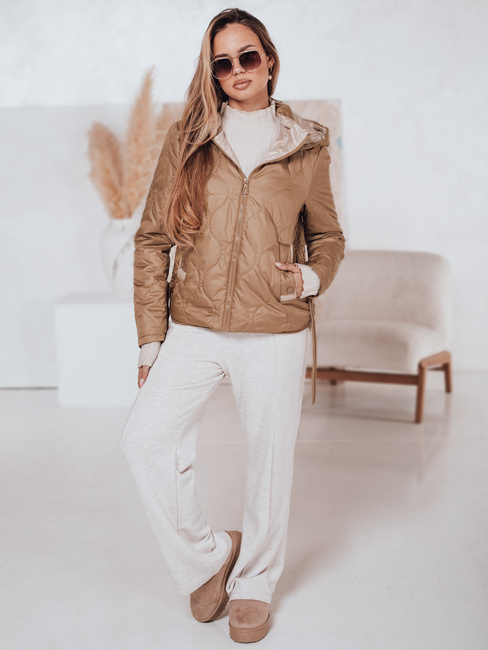 Kurtka damska pikowana MAXWELL złota Dstreet TY4397