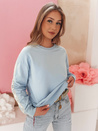 Bluza damska one size masełko LUMIVIA błękitna Dstreet BY1370_4