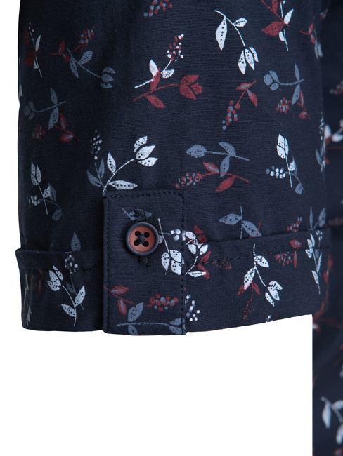 Koszula męska z krótkim rękawem granatowa Dstreet KX1038