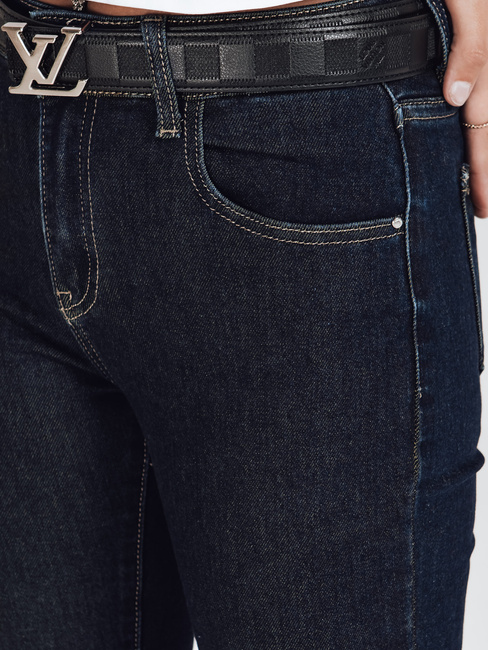 Spodnie damskie jeansowe skinny granatowe Dstreet UY2799