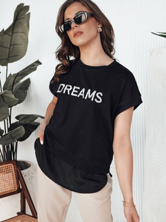 T-shirt damski DREAMY czarny Dstreet RY2523_1