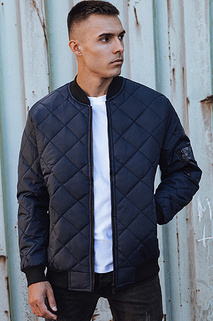 Kurtka męska pikowana bomber jacket granatowa TX4849