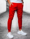 Spodnie męskie dresowe czerwone Dstreet UX3910