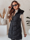 Kamizelka damska ocieplana pikowana czarna Dstreet TY5101