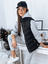 Kamizelka damska pikowana MARIN czarna Dstreet TY3371