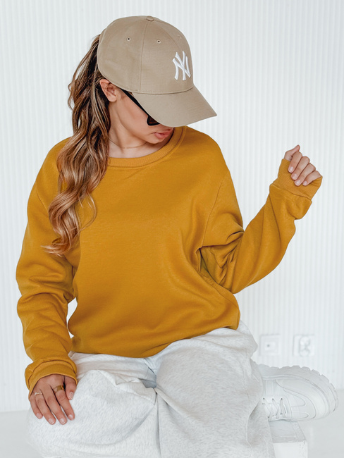 Bluza damska FASHION II kamelowa BY0487