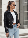 Kurtka skórzana damska ramoneska TRUCCO czarna Dstreet TY4178