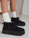 Śniegowce damskie zamszowe czarne Dstreet ZY1283