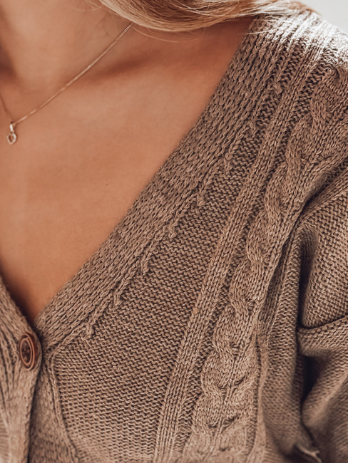 Sweter damski MELANIA czekoladowy Dstreet MY1653