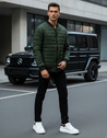 Kurtka męska pikowana bomber jacket zielona TX2211A