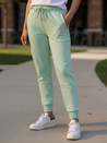Spodnie damskie dresowe FITS miętowe Dstreet UY0587z