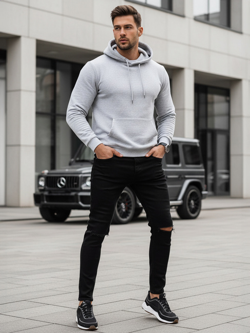 Spodnie męskie czarne Dstreet UX3852