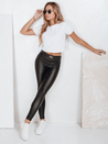 Jeansy damskie woskowane push up czarne Dstreet UY2757