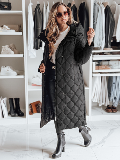 Kurtka zimowa damska LIKEMIRA pikowana czarna Dstreet TY4929