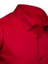Koszula męska SLIM FIT elegancka gładka czerwona Dstreet DX2611