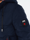Kurtka męska zimowa z kapturem granatowa Dstreet TX5086