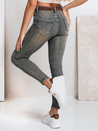 Jeansy damskie skinny z paskiem niebieskie Dstreet UY2810