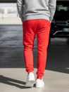 Spodnie męskie dresowe czerwone Dstreet UX2708