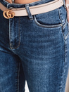 Jeansy damskie push up niebieskie Dstreet UY2797