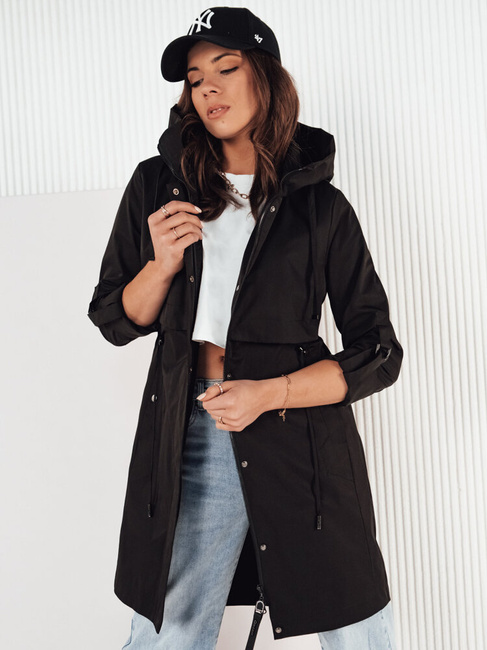 Kurtka przejściowa damska parka czarna NOCITO Dstreet TY4203