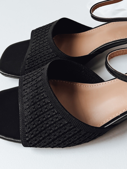 Sandały damskie OLYMIRA czarne Dstreet ZY0952