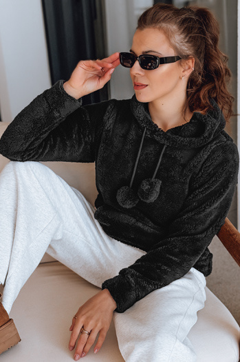 Bluza damska czarna Dstreet BY1560