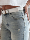 Spodnie damskie jeansowe skinny z paskiem ICONON niebieskie Dstreet UY2465_4