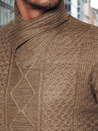 Sweter męski kamelowy Dstreet WX2255