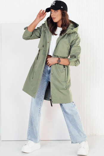 Kurtka przejściowa damska parka zielona TILSON Dstreet TY4181