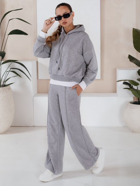 Komplet dresowy damski SANELIS szary Dstreet AY0986