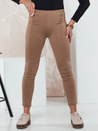 Spodnie damskie MODSTORY kamelowe Dstreet UY2180