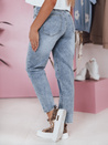 Spodnie damskie jeansowe mom fit z paskiem CASUALJIN Dstreet UY2351_3