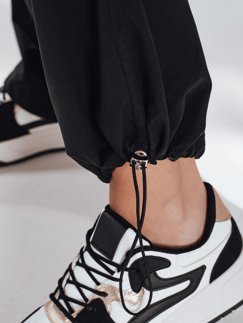 Spodnie damskie spadochronowe MORAT czarne Dstreet UY1663