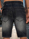 Spodenki męskie jeansowe czarne Dstreet SX2500