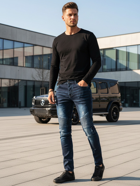 Spodnie męskie niebieskie Dstreet UX3804