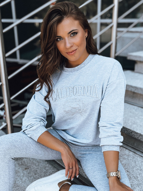 Bluza damska CALIFORNIA DREAM szary Dstreet BY1246