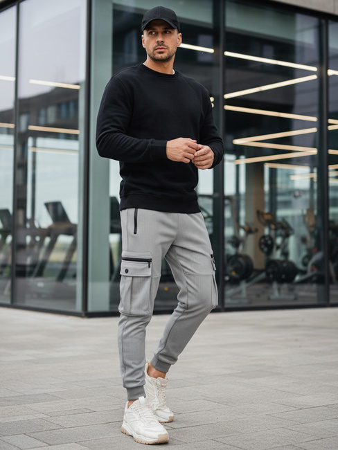 Bluza męska basic czarna Dstreet BX5882