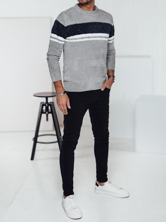 Sweter męski szary Dstreet WX2245