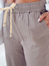 Spodnie damskie casualowe wide leg BOHO DAY szare Dstreet UY2650