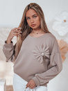 Bluza damska masełko oversize FLORINE mokka Dstreet RY2765_2