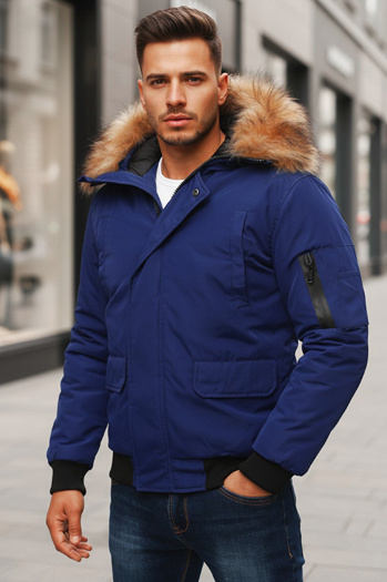 Kurtka męska zimowa granatowa Dstreet TX3943z
