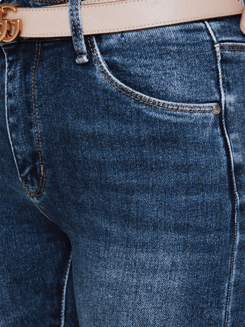 Jeansy damskie skinny niebieskie Dstreet UY2815