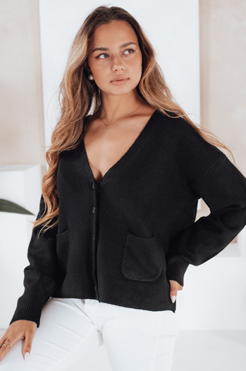 Damski kardigan SORELIE czarny Dstreet MY2508