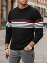 Sweter męski w paski czarny Dstreet WX2322