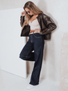 Jeansy damskie wide leg granatowe Dstreet UY2769