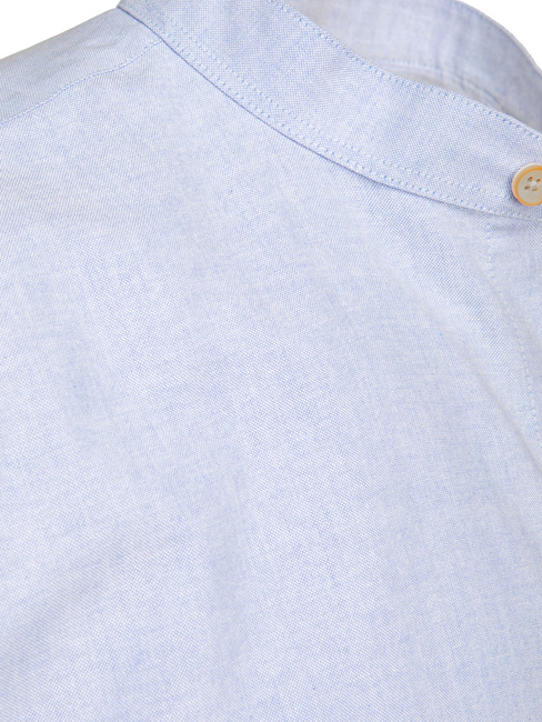 Koszula męska z krótkim rękawem niebieska Dstreet KX1047