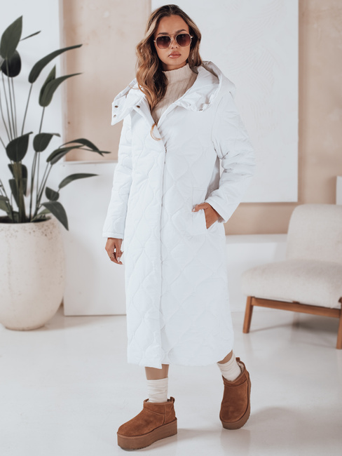 Kurtka zimowa damska LIKEMIRA pikowana biała Dstreet TY4928